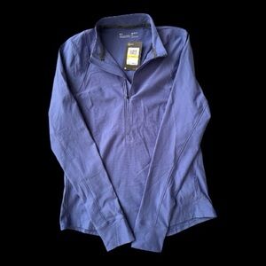 Under Armour Women's Long Sleeve Quarter-Zip Top - Blue